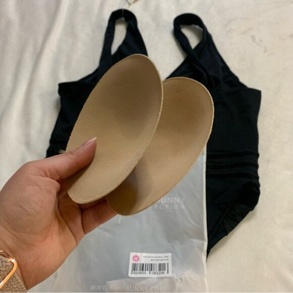 Buffbunny Collection Pleat The 5th One Piece Black Onyx Medium NWT - Picture 14 of 14